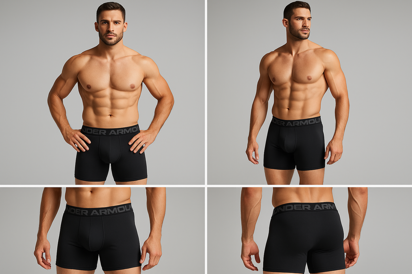 Collage creativo múltiples poses