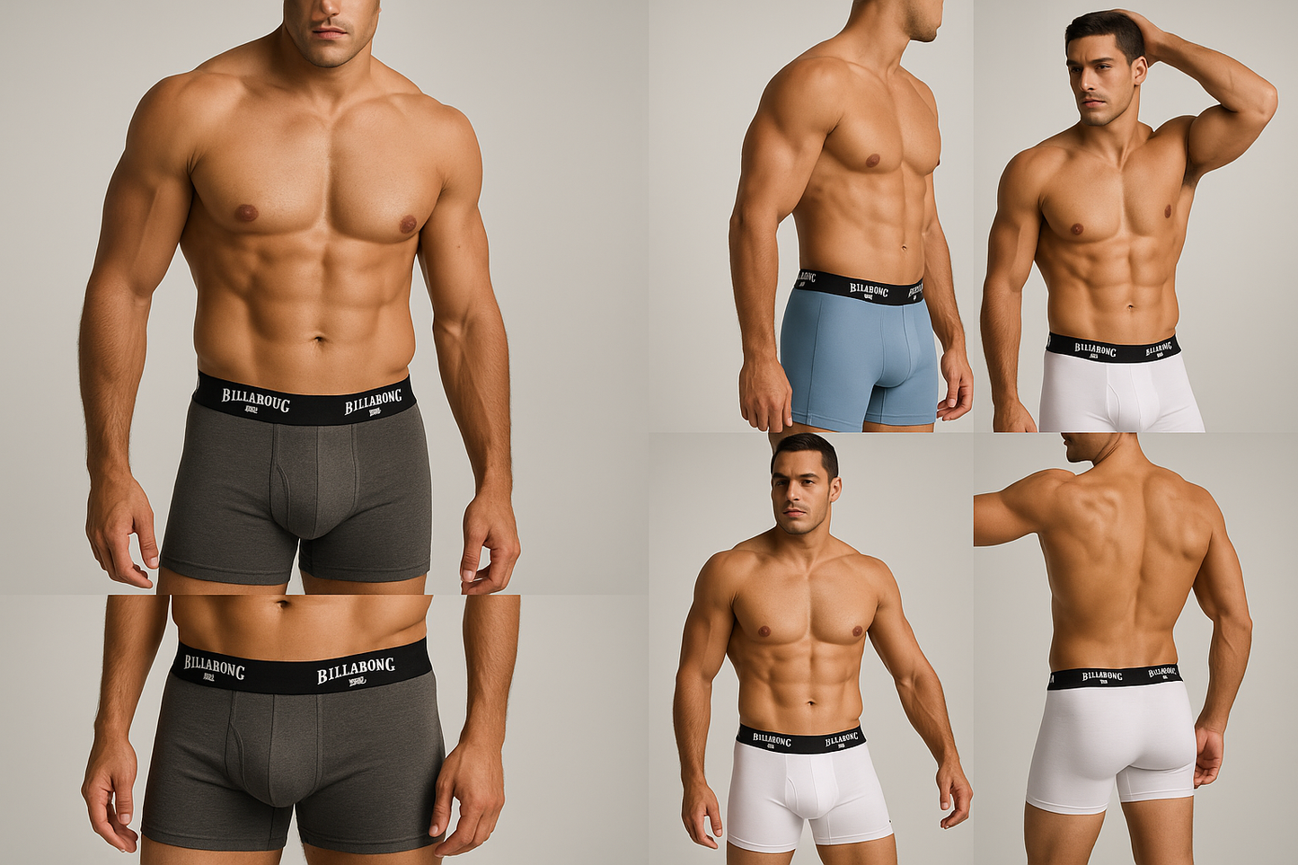 Collage creativo múltiples poses