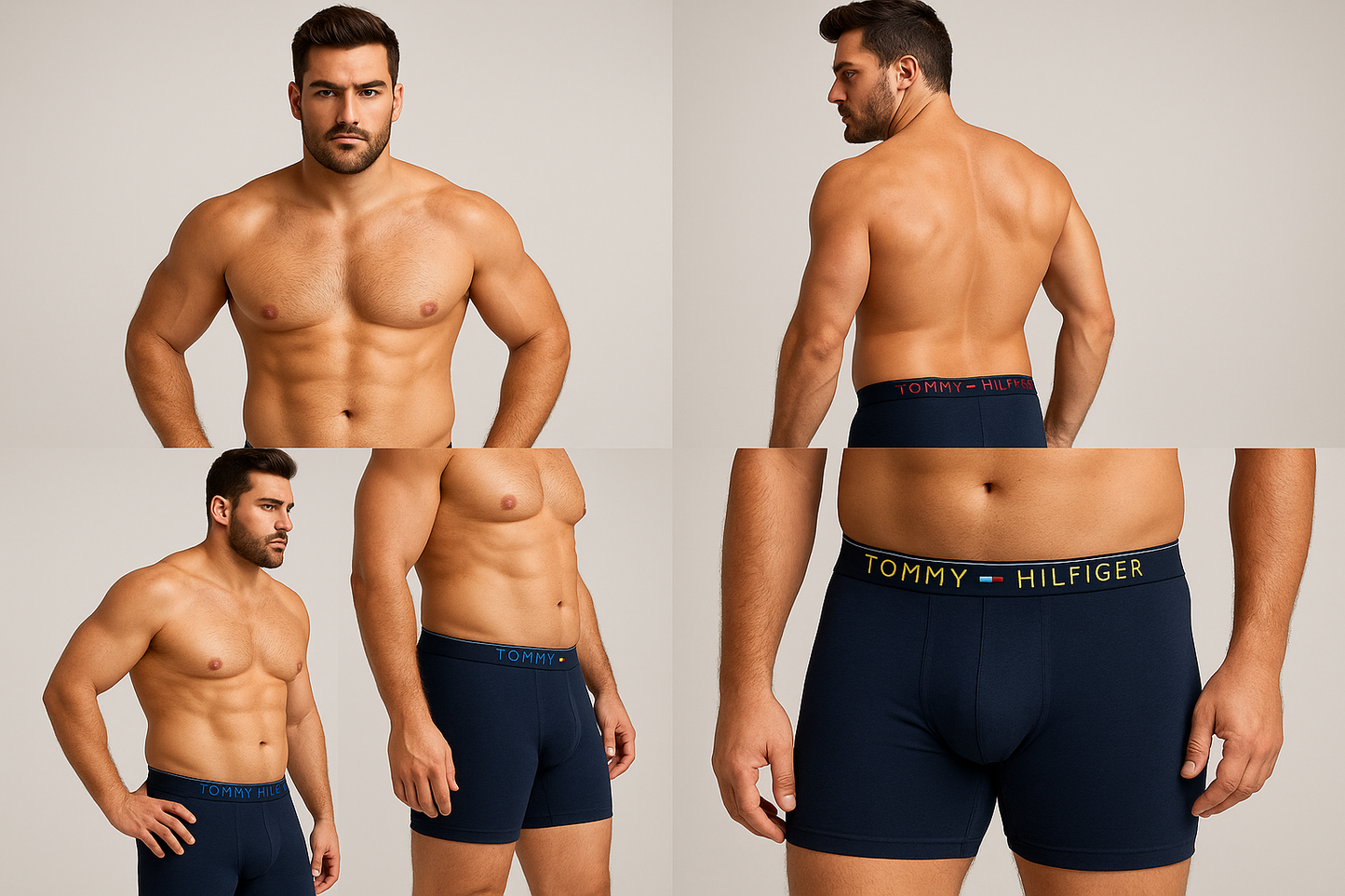 Collage creativo múltiples poses