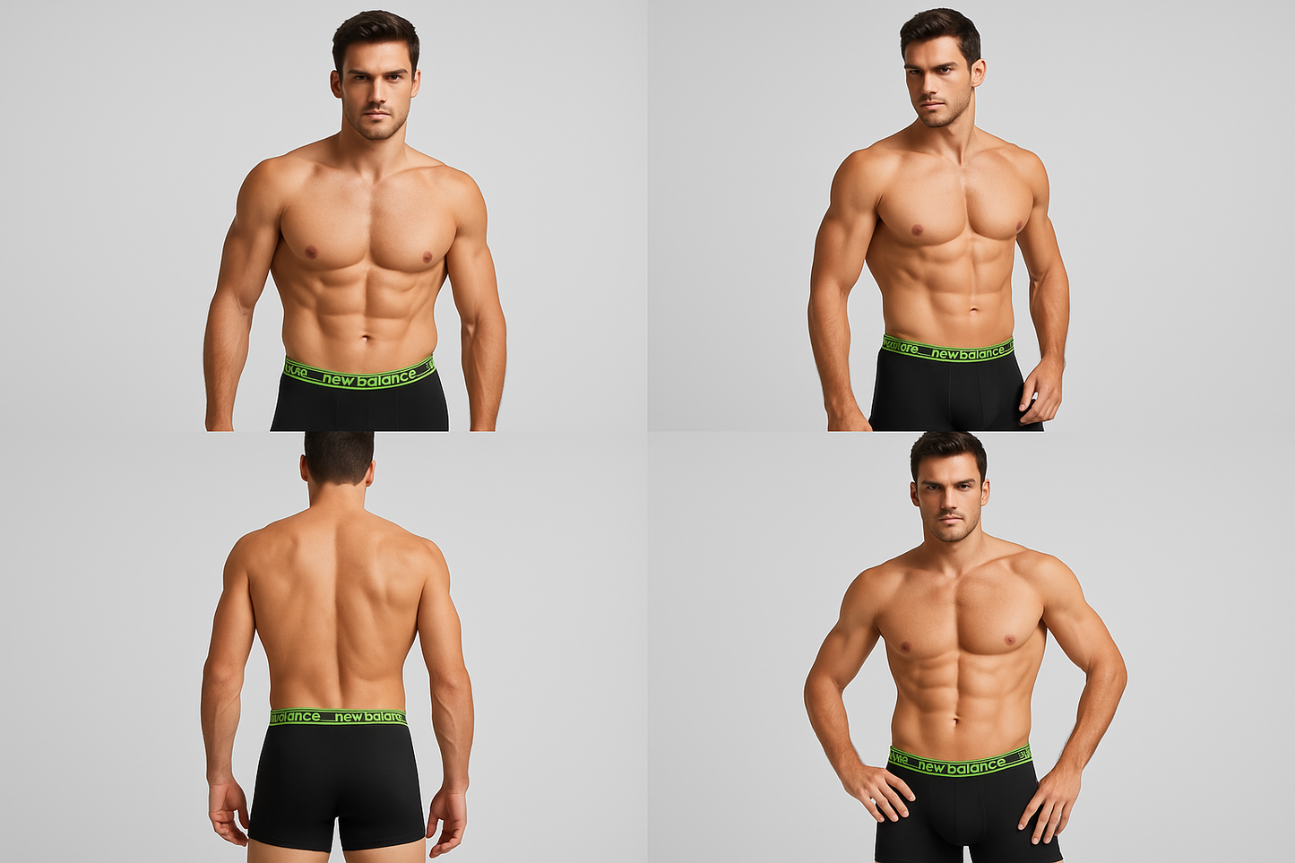 Collage creativo múltiples poses