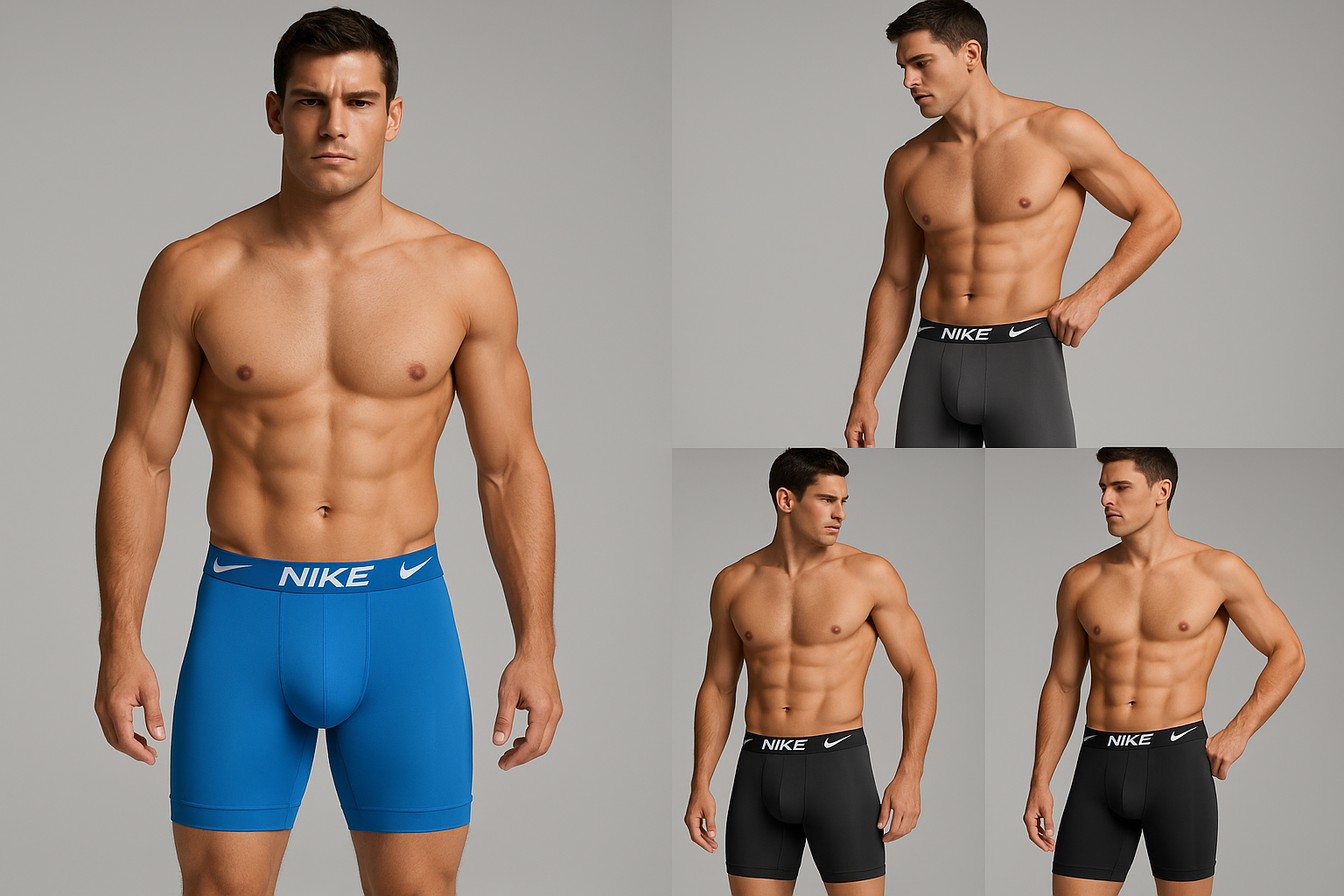 Collage creativo múltiples poses