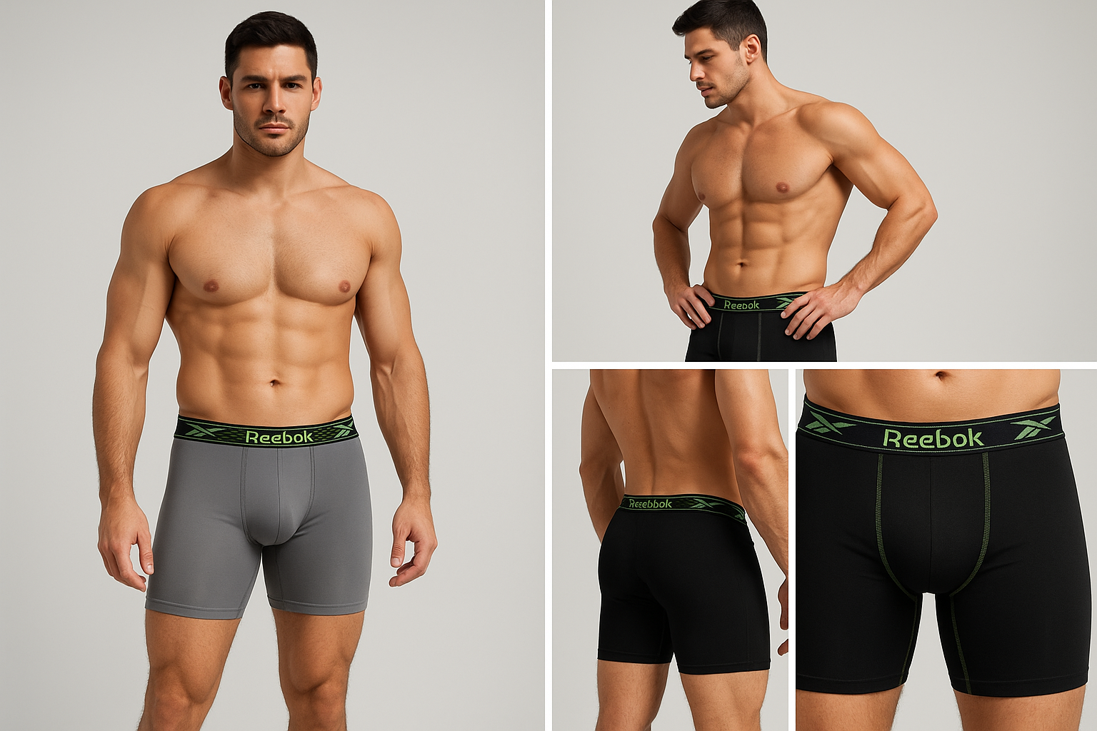 Collage creativo múltiples poses