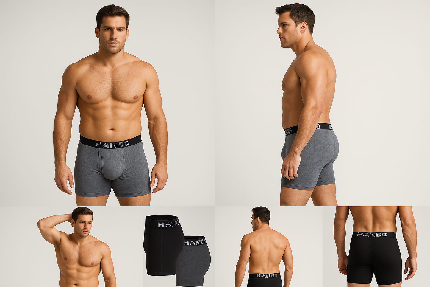 Collage creativo múltiples poses