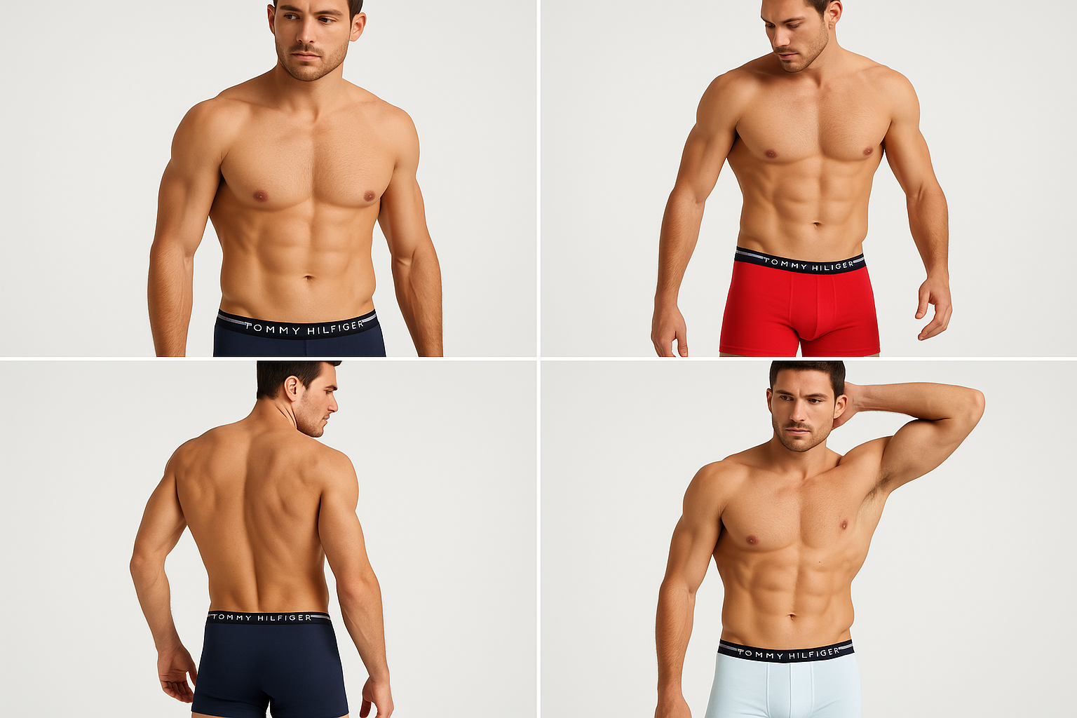 Collage creativo múltiples poses