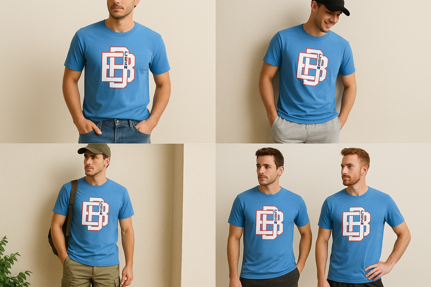 Collage de estilos informales versátiles