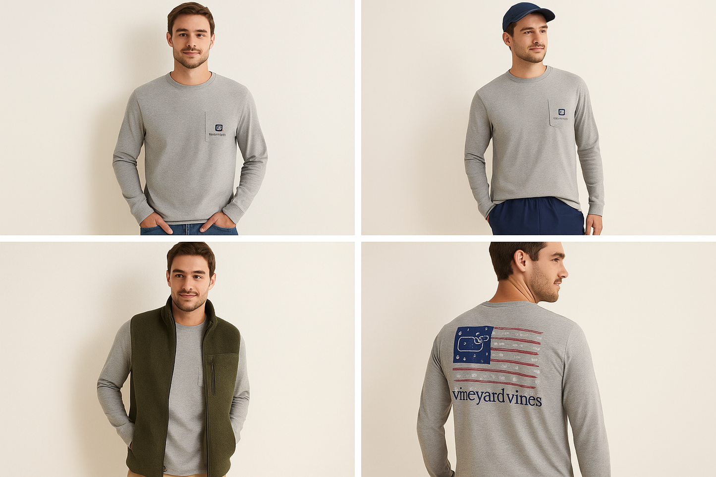 Collage de estilos informales versátiles