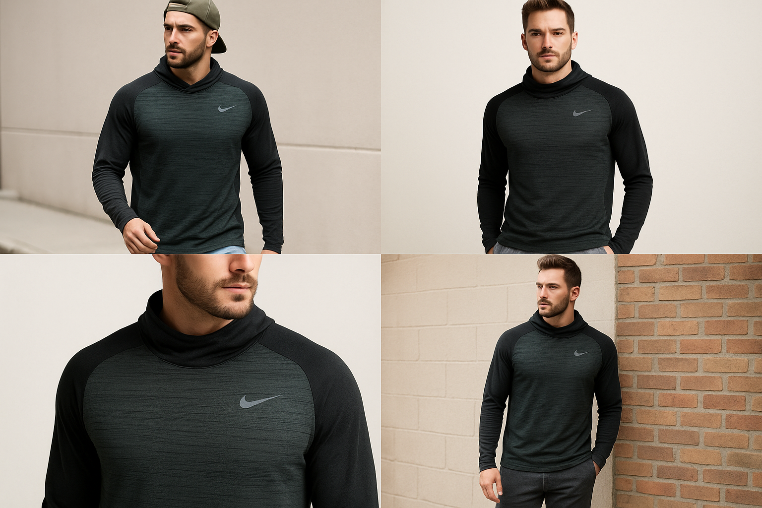 Collage de looks casuales informales