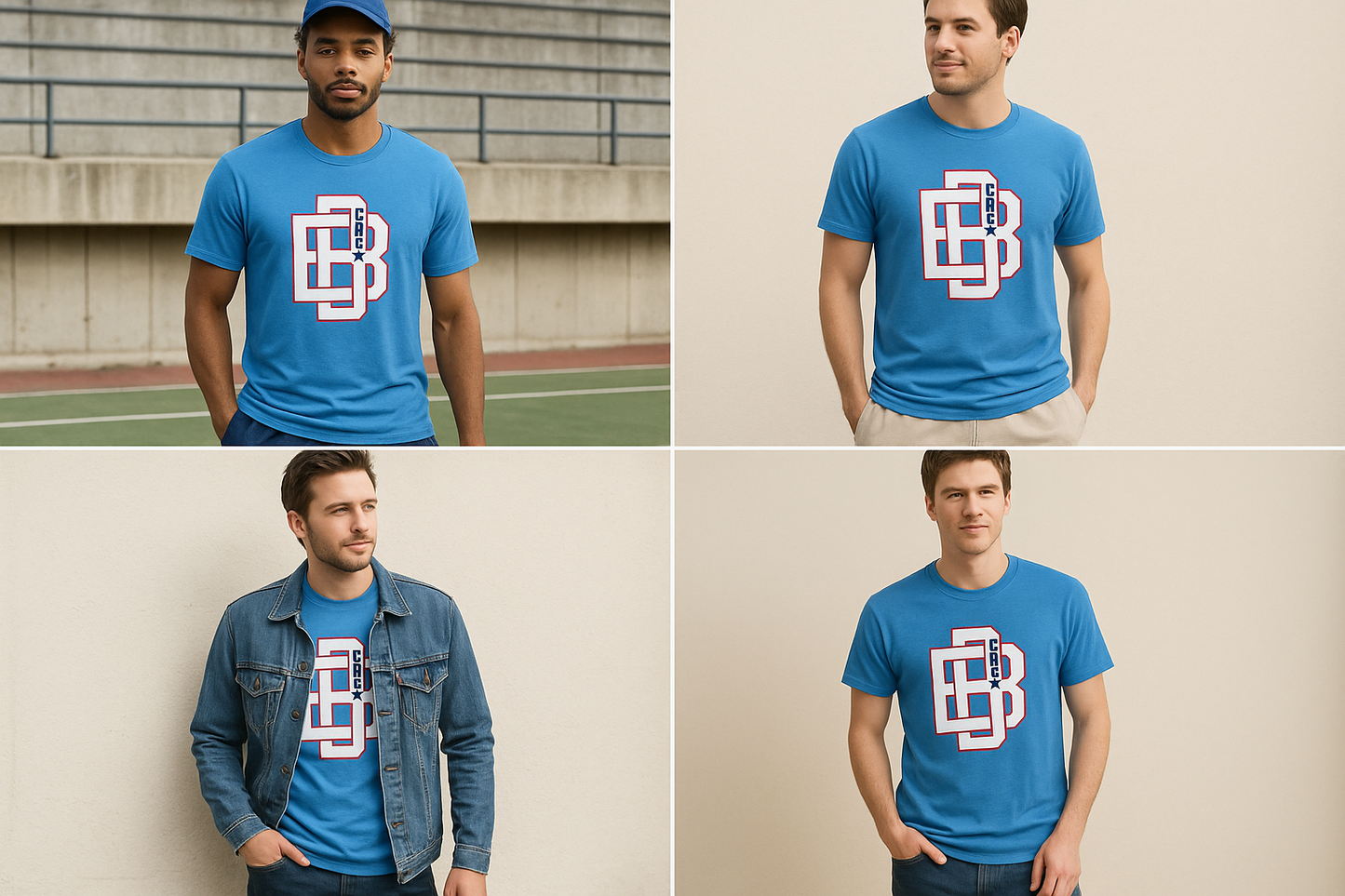 Collage de looks casuales informales