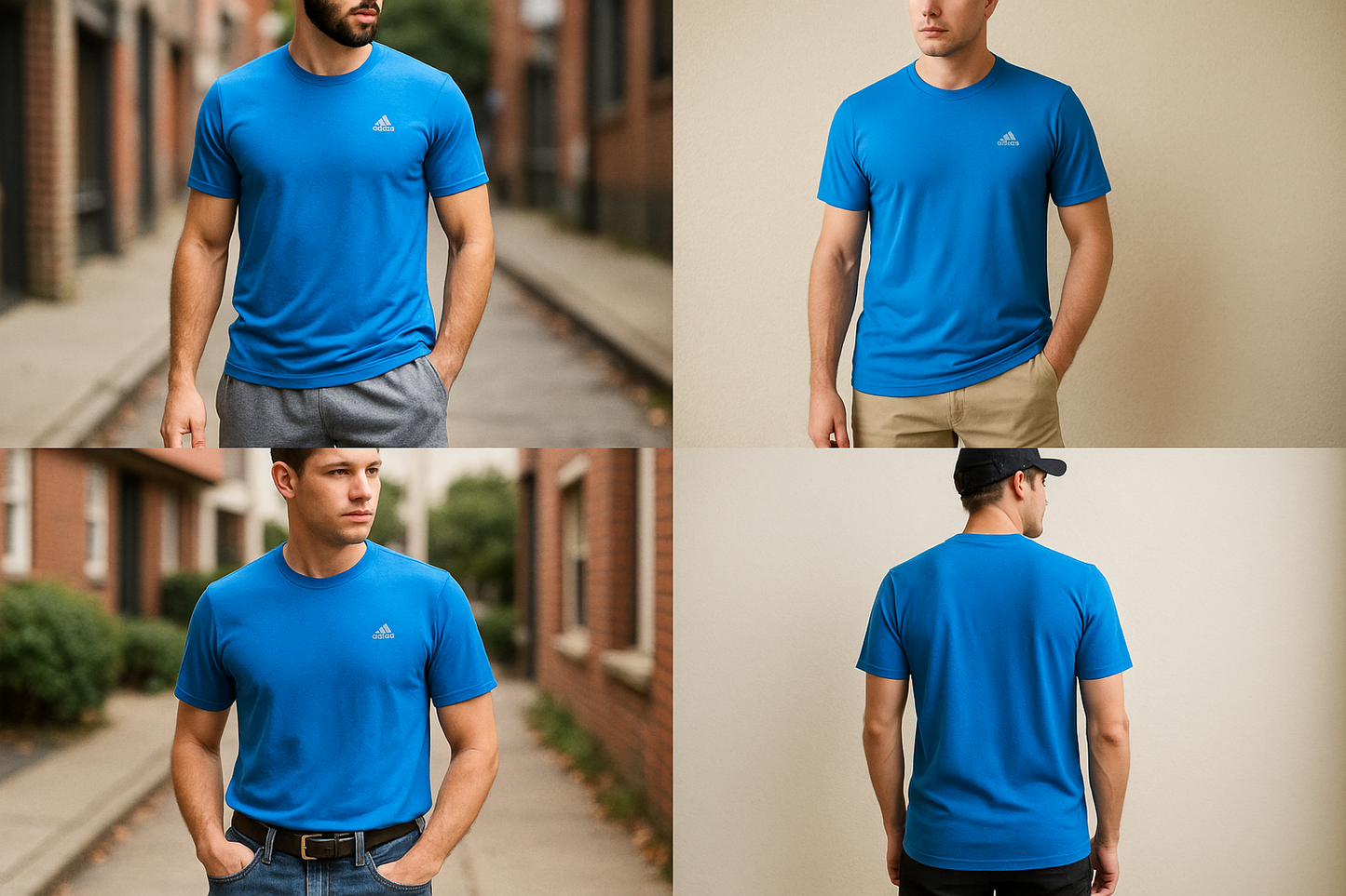 Collage de looks casuales informales