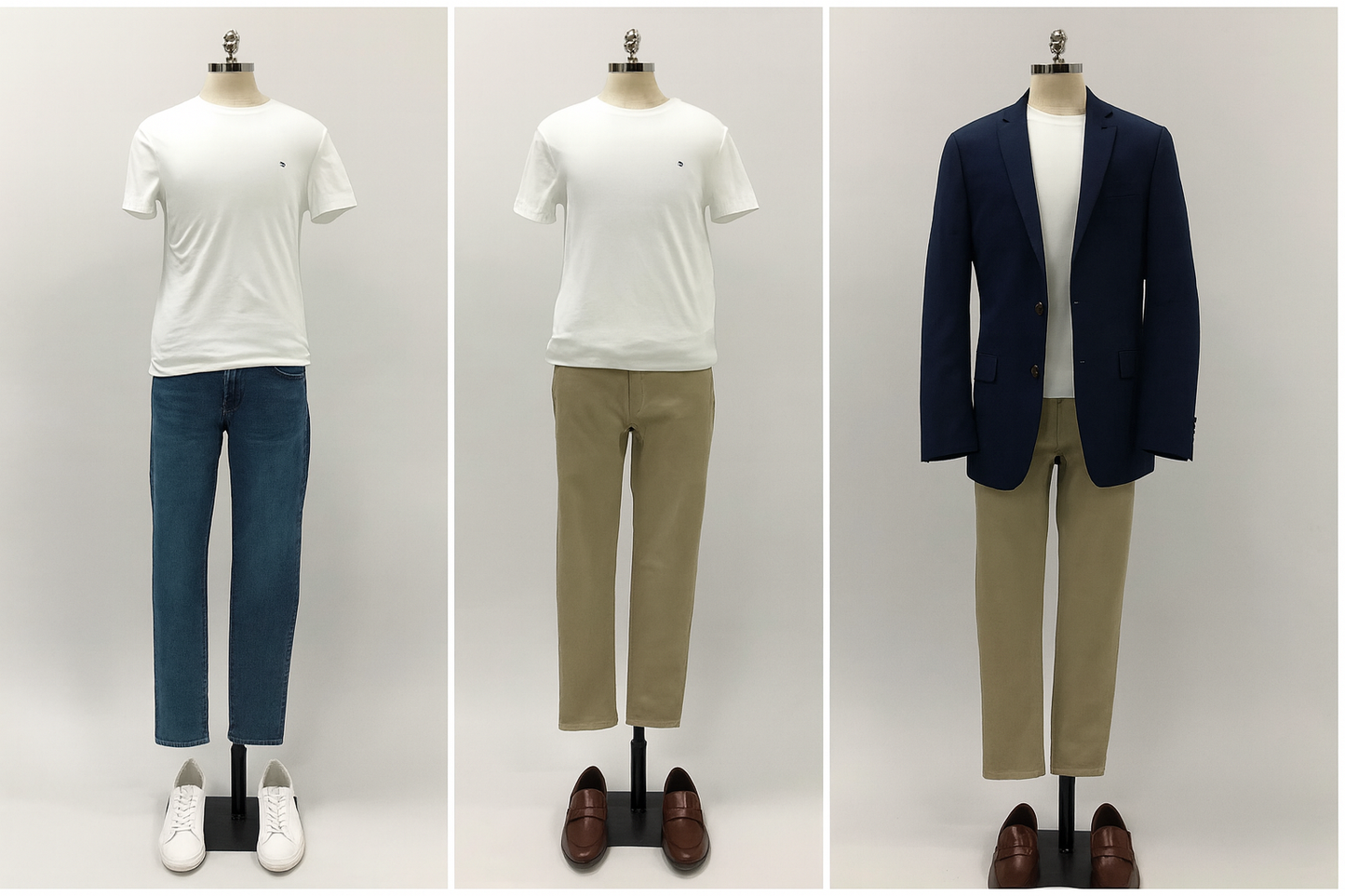 Collage de looks clásicos