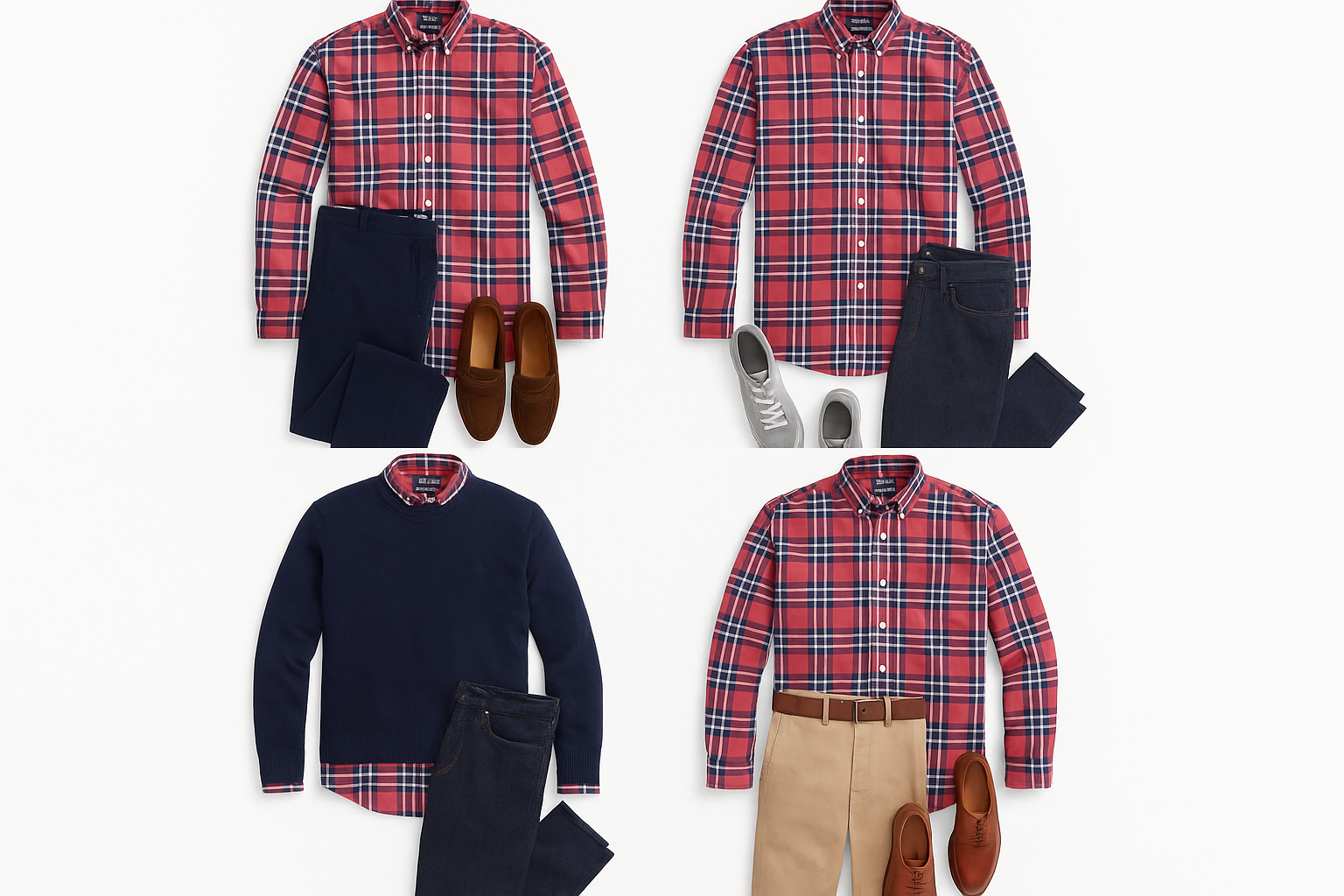Collage de looks completos