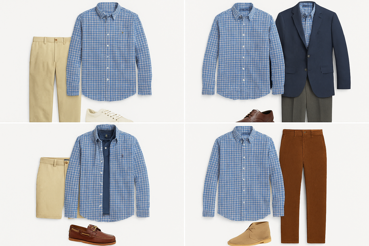 Collage de looks estacionales