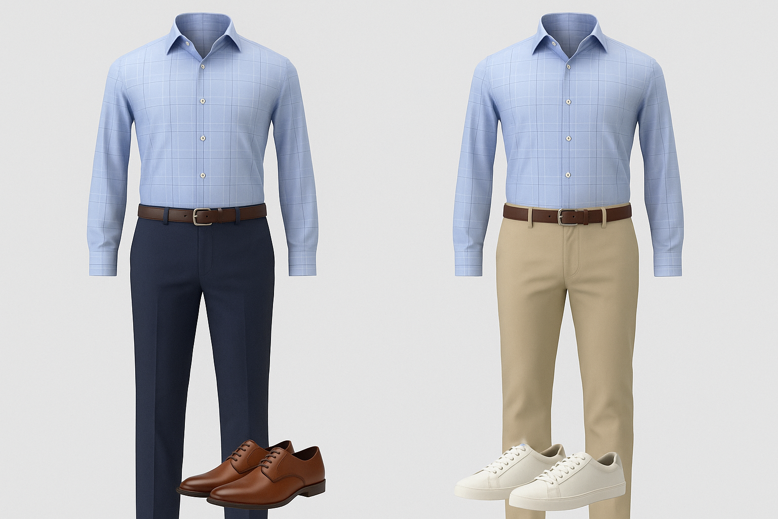 Collage de looks - Estilo business casual y smart casual