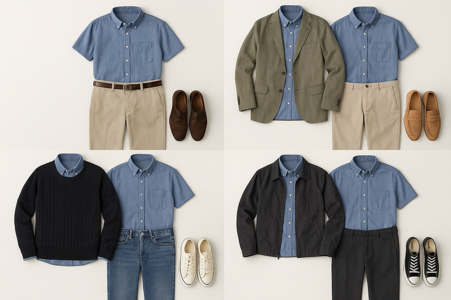Collage de outfits 1 - color exacto