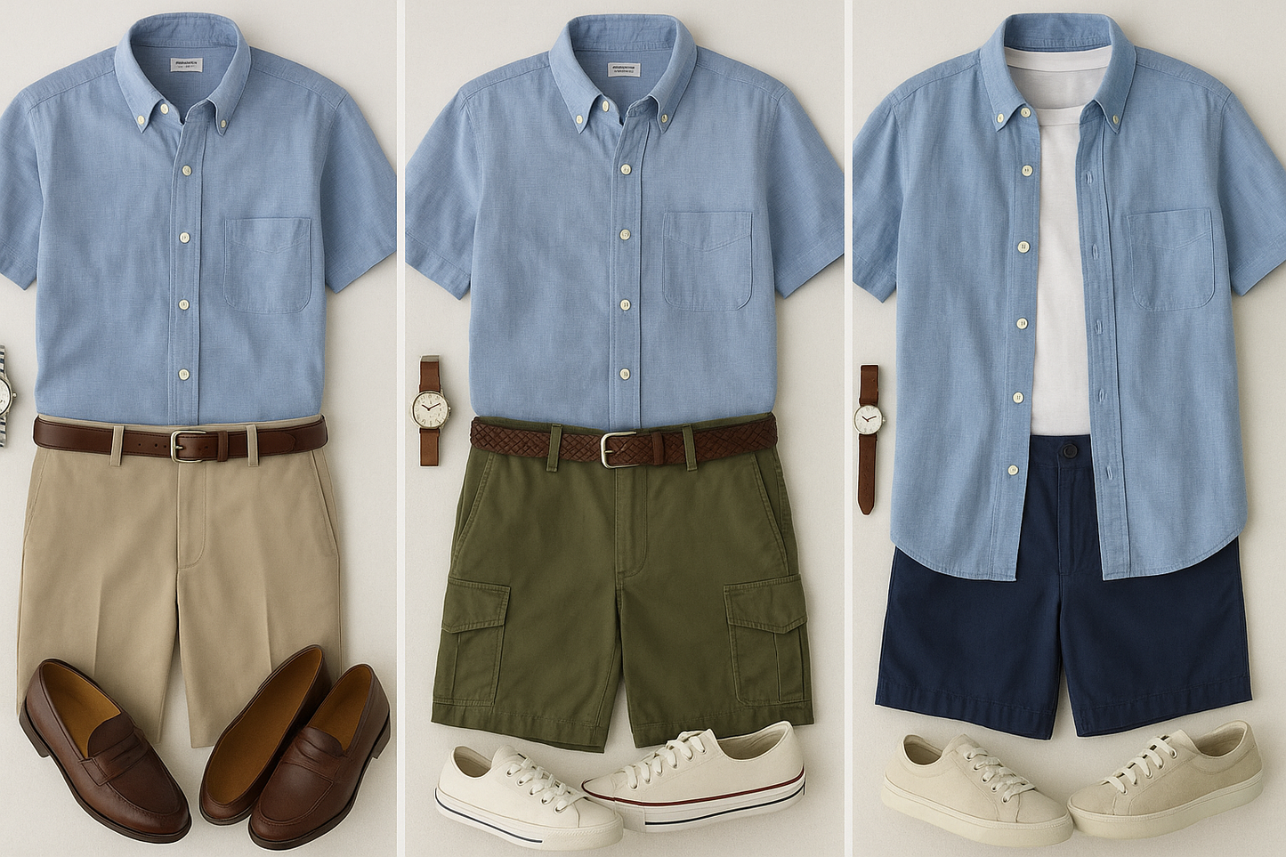 Collage de outfits - Combinaciones estacionales