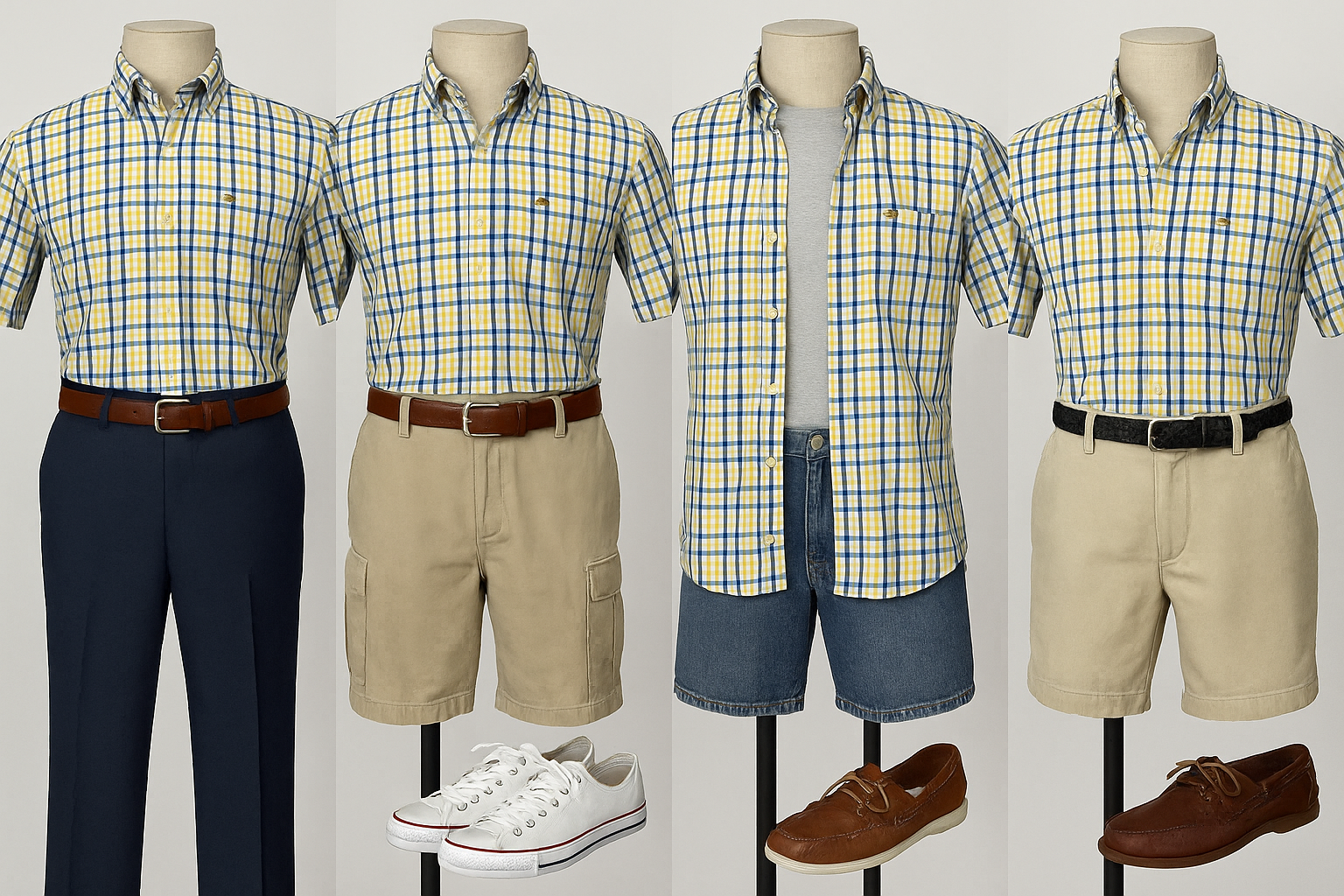 Collage de outfits - Combinaciones estacionales