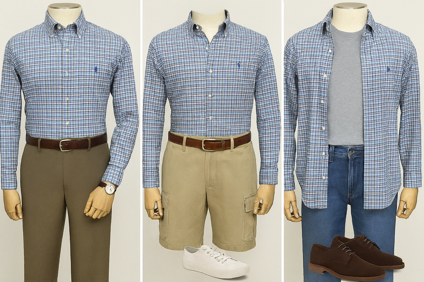 Collage de outfits - Combinaciones estacionales