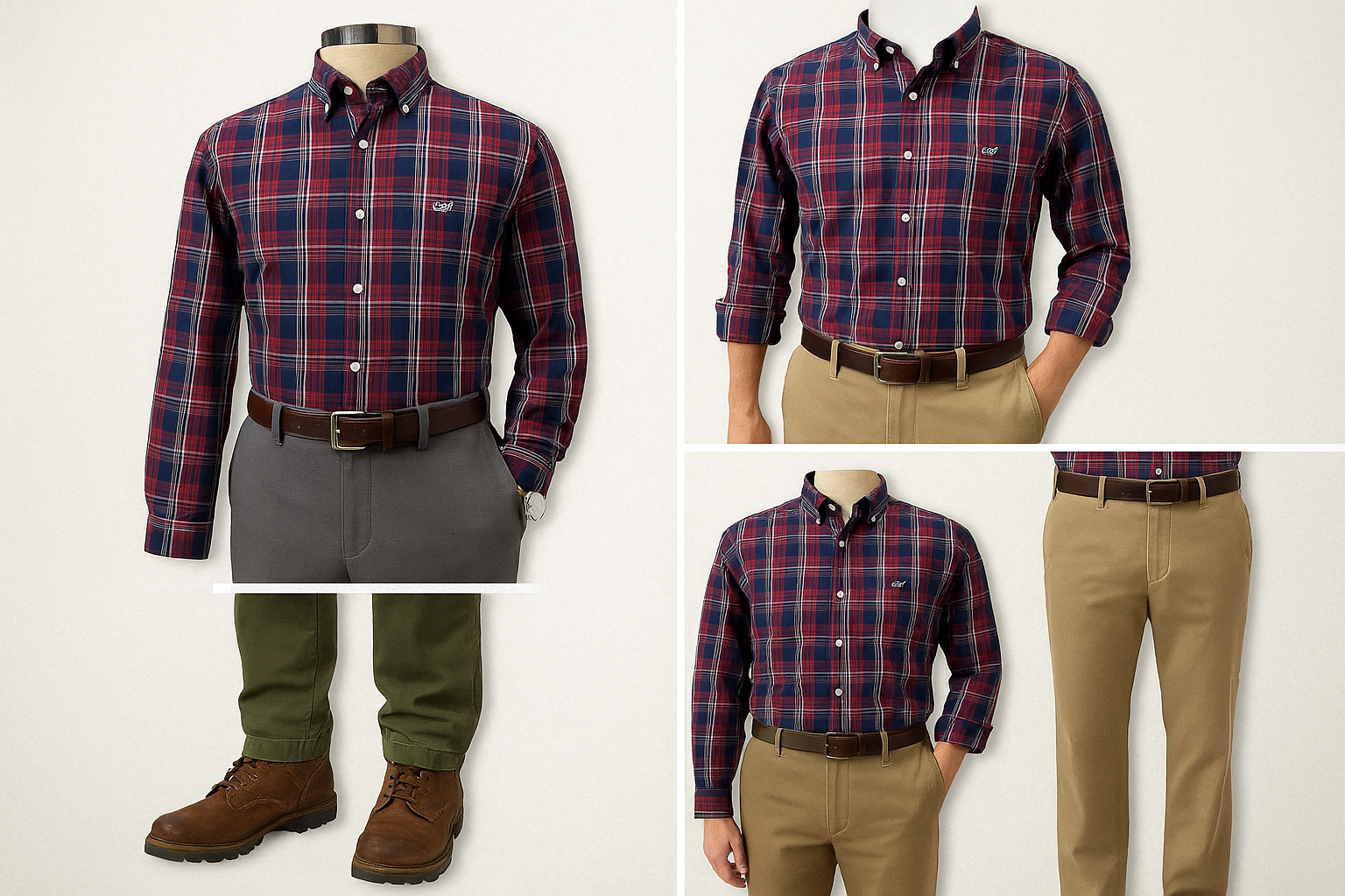 Collage de outfits - Combinaciones estacionales