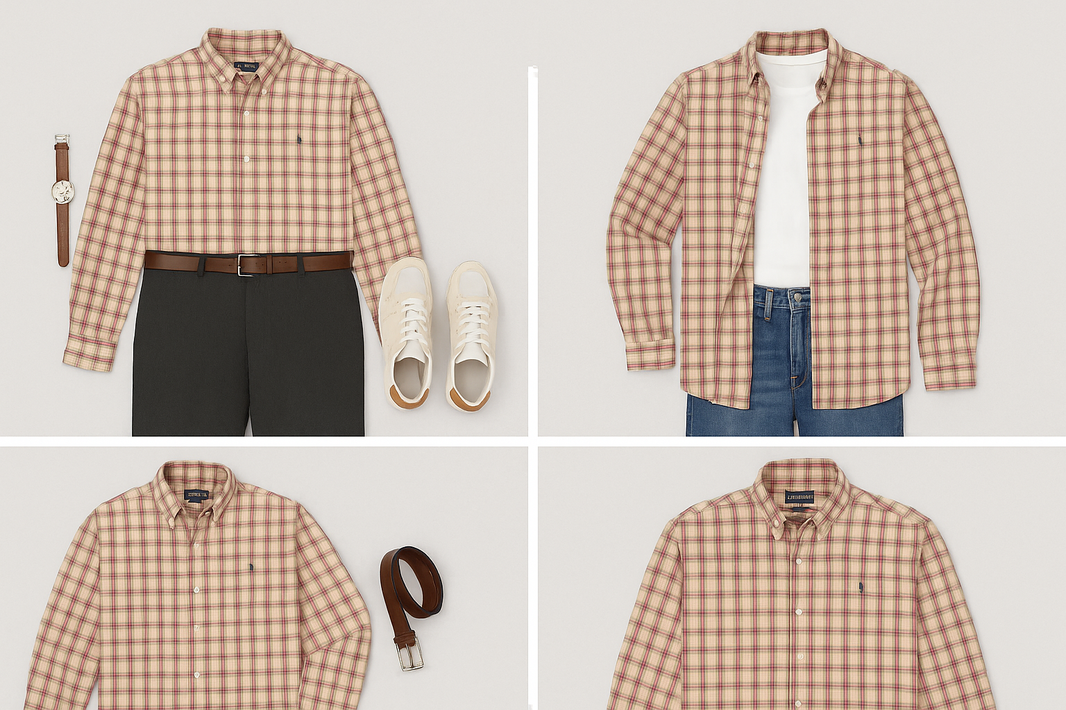 Collage de outfits - Combinaciones estacionales