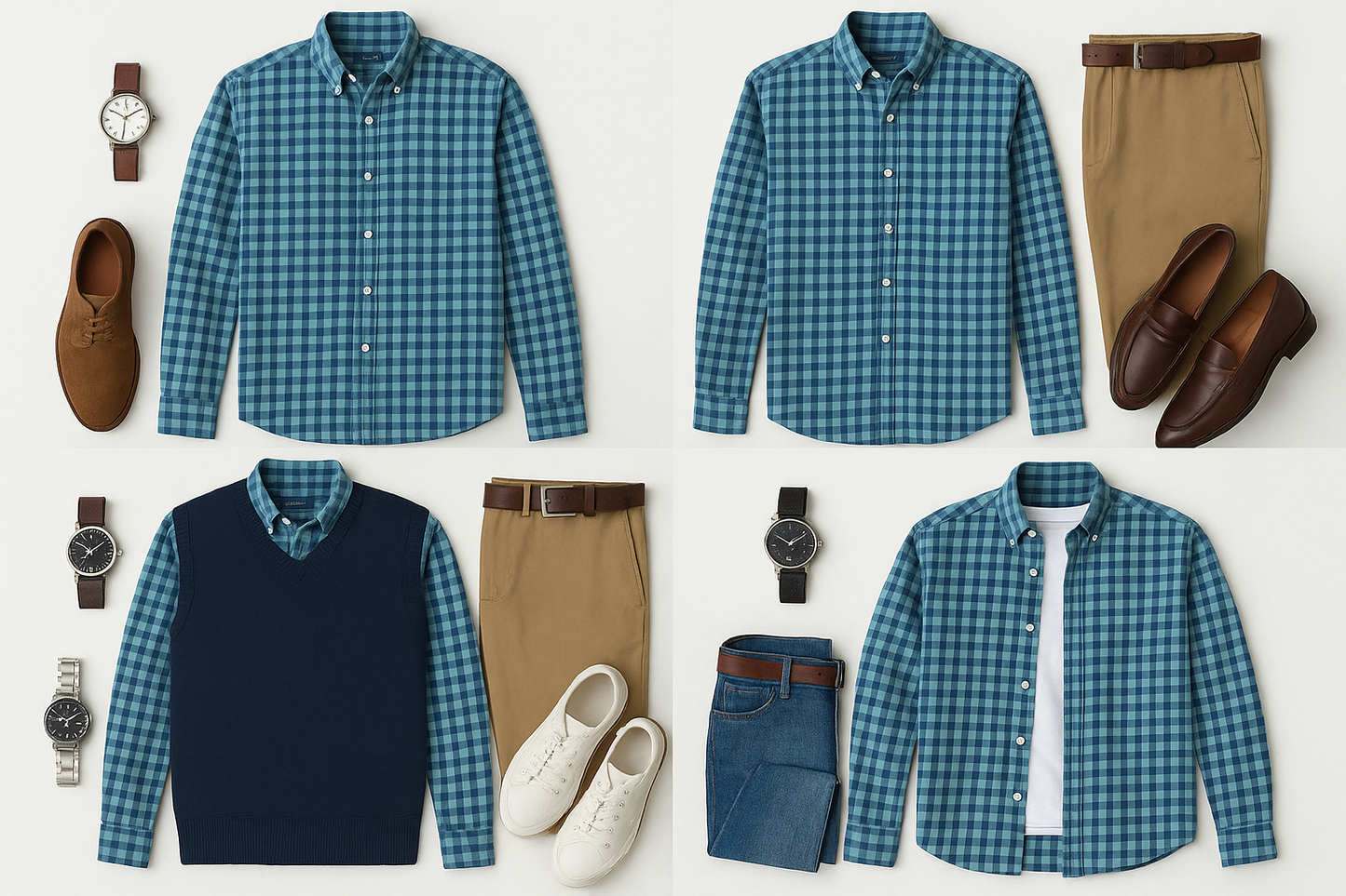 Collage de outfits completos 1