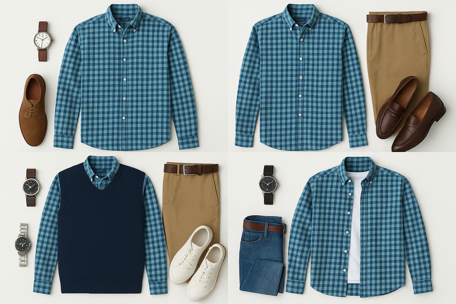 Collage de outfits completos 1