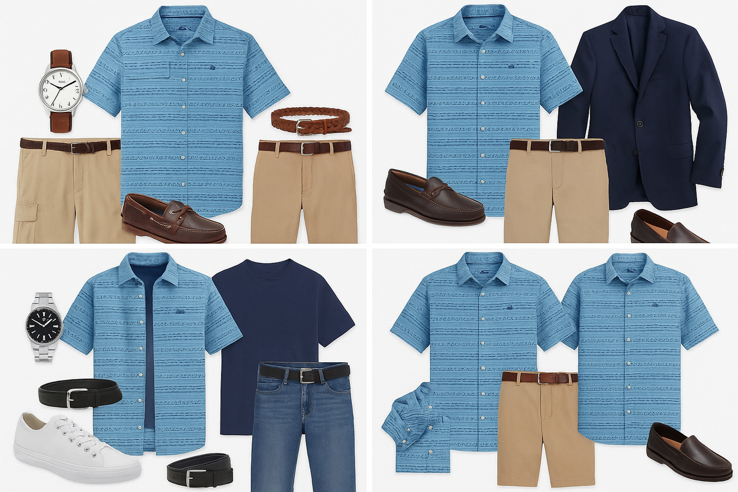 Collage de outfits completos 1
