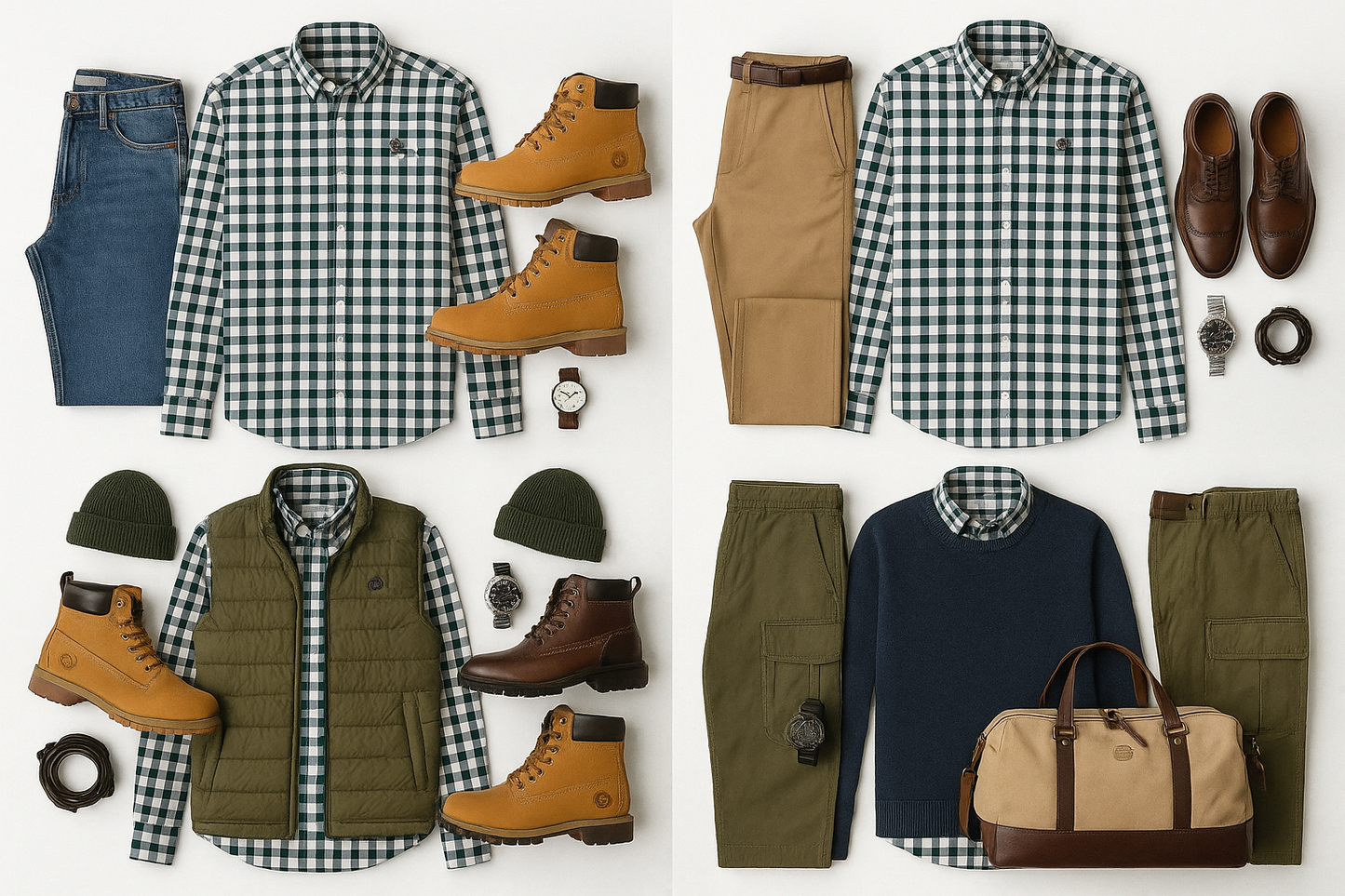 Collage de outfits completos 1