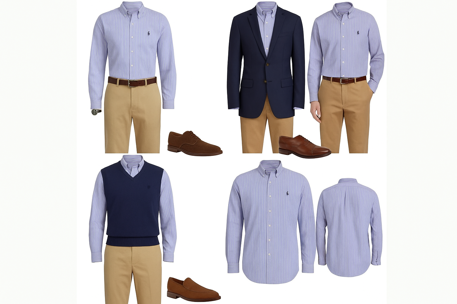 Collage de outfits completos 1