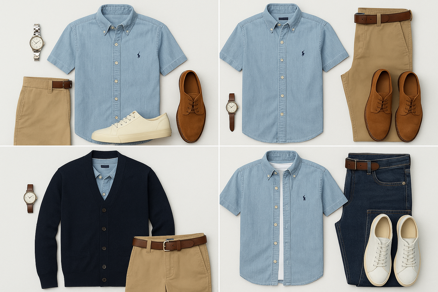 Collage de outfits completos 1