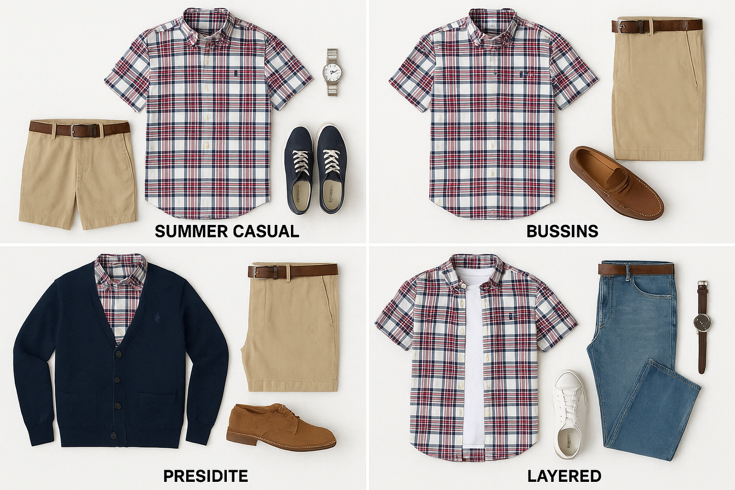 Collage de outfits completos 1