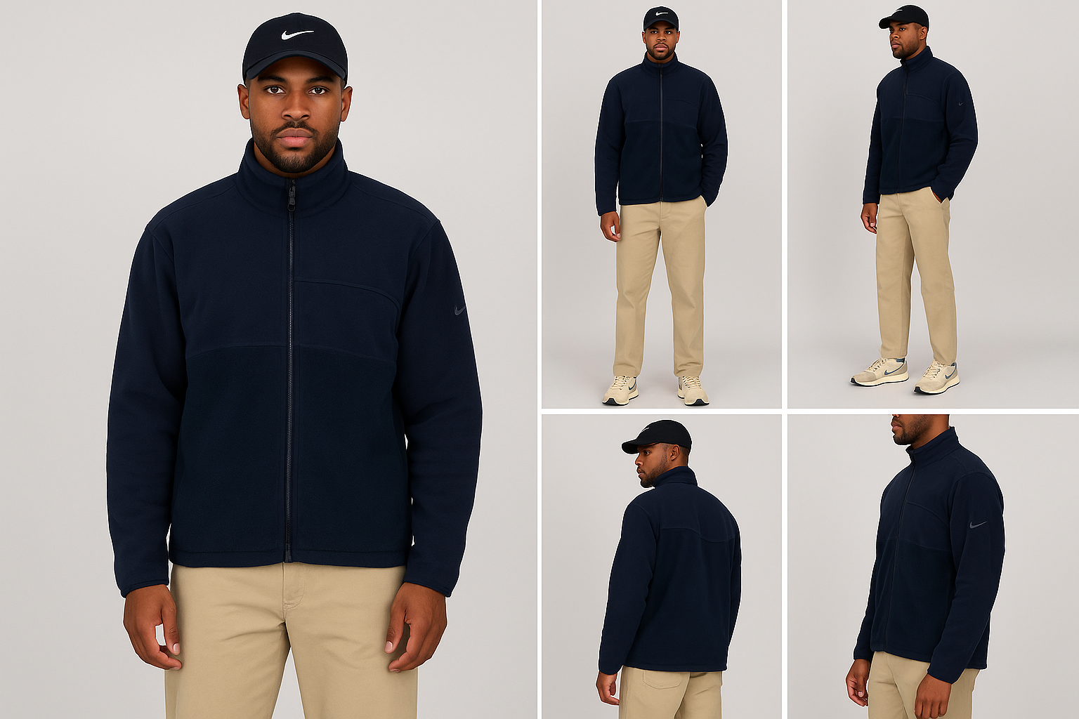 Collage de outfits completos