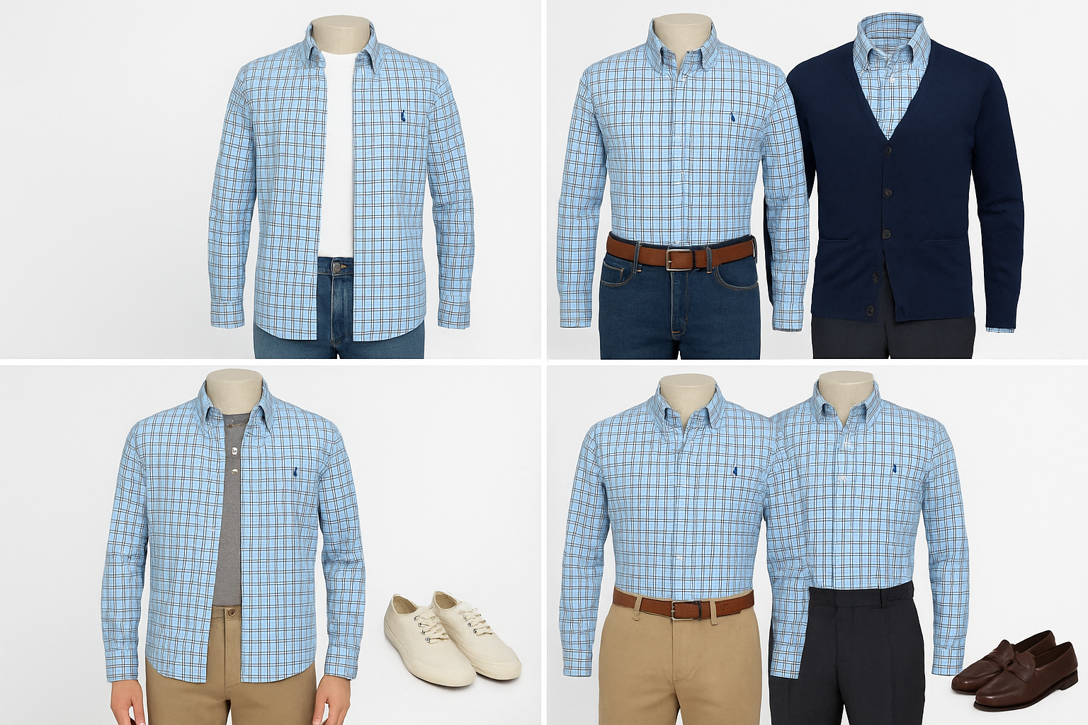 Collage de outfits diversos