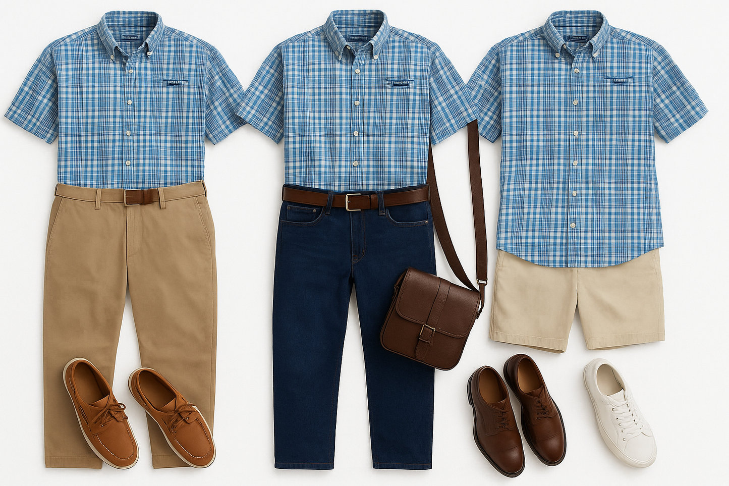 Collage de outfits - Versatilidad de estilos