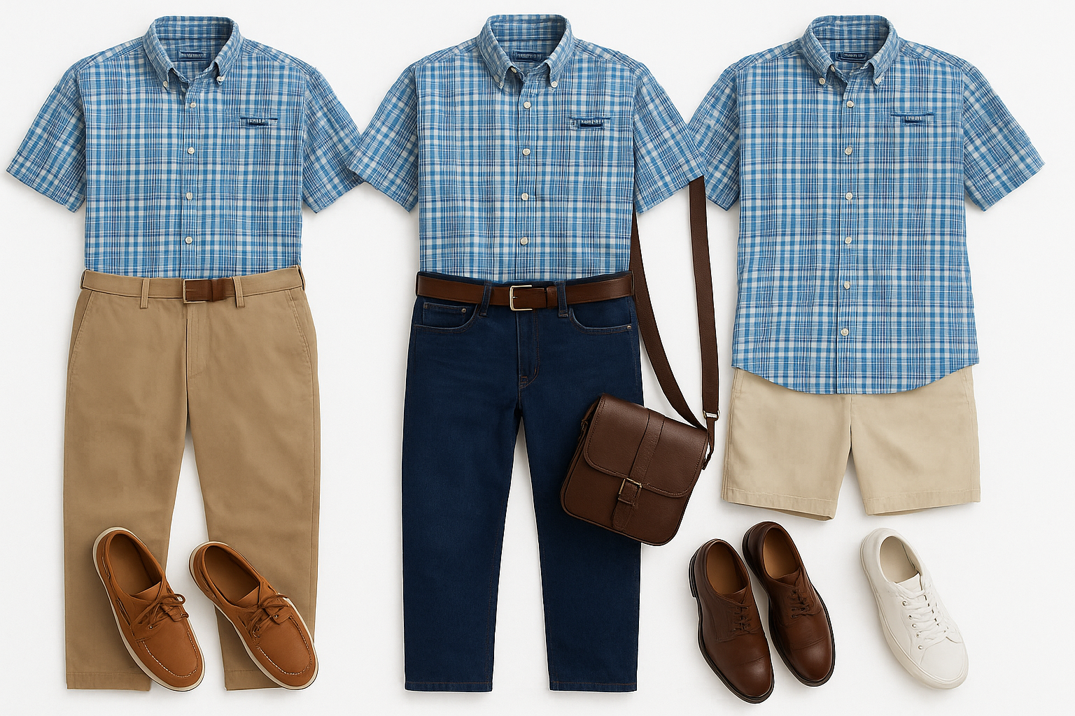 Collage de outfits - Versatilidad de estilos