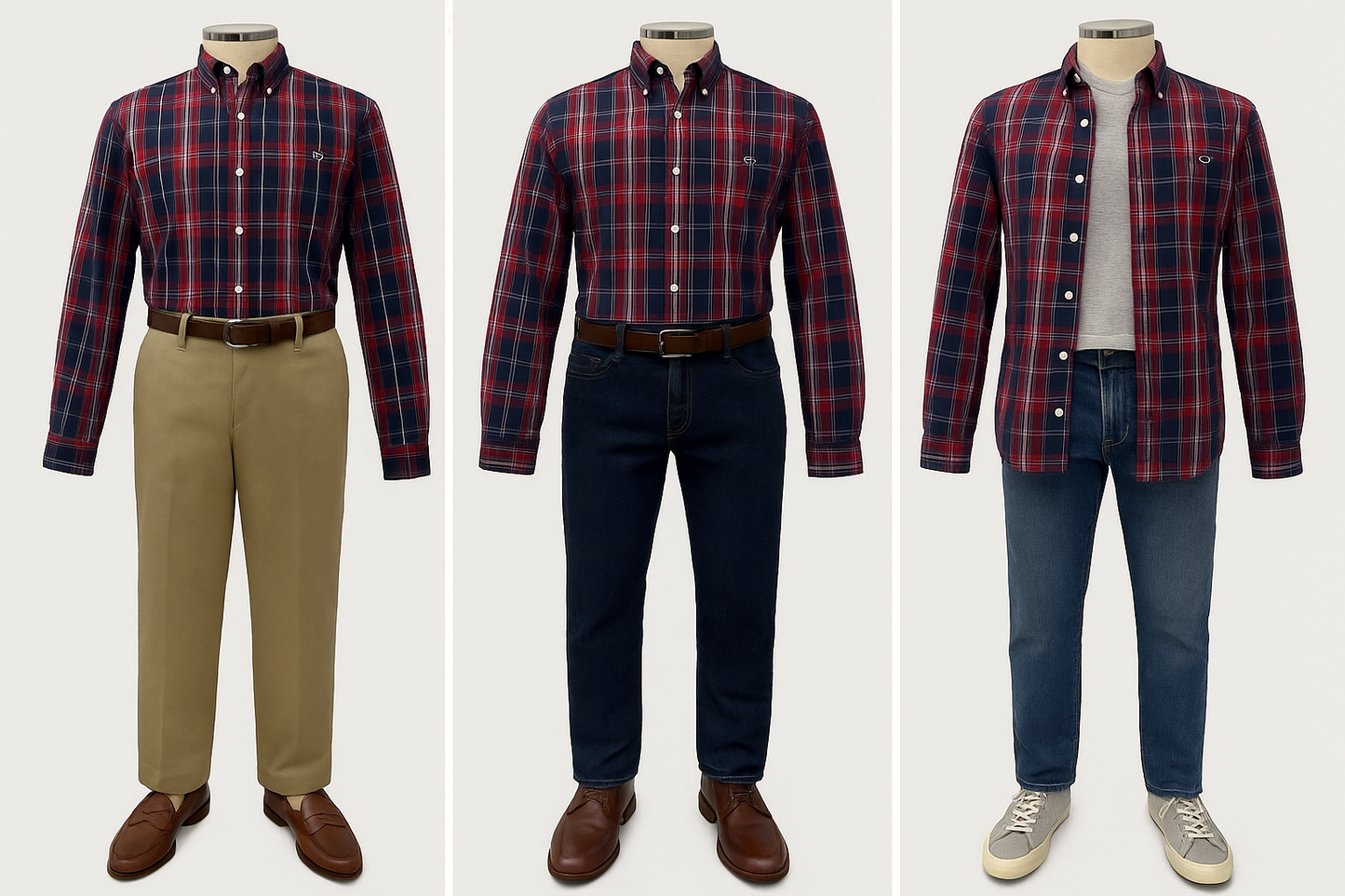 Collage de outfits - Versatilidad de estilos