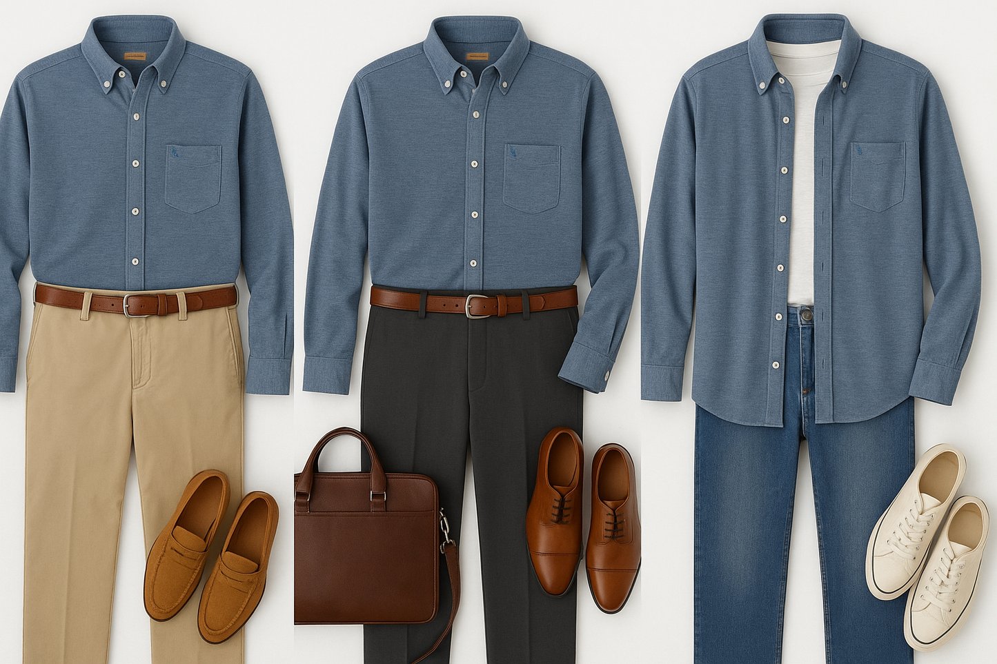 Collage de outfits - Versatilidad de estilos