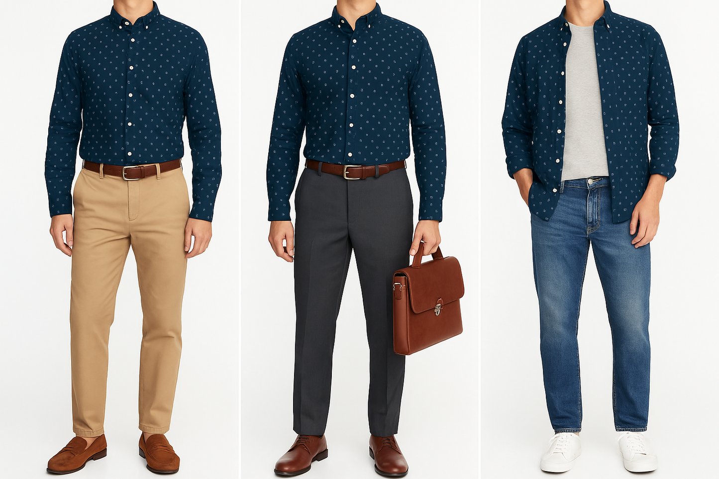 Collage de outfits - Versatilidad de estilos