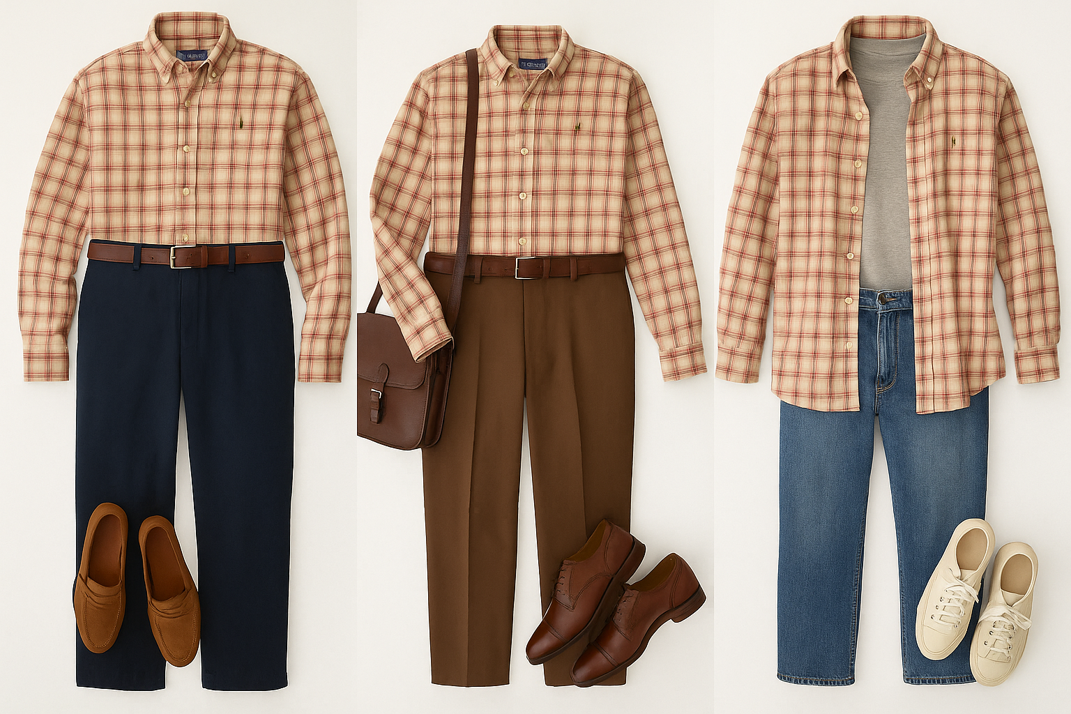 Collage de outfits - Versatilidad de estilos