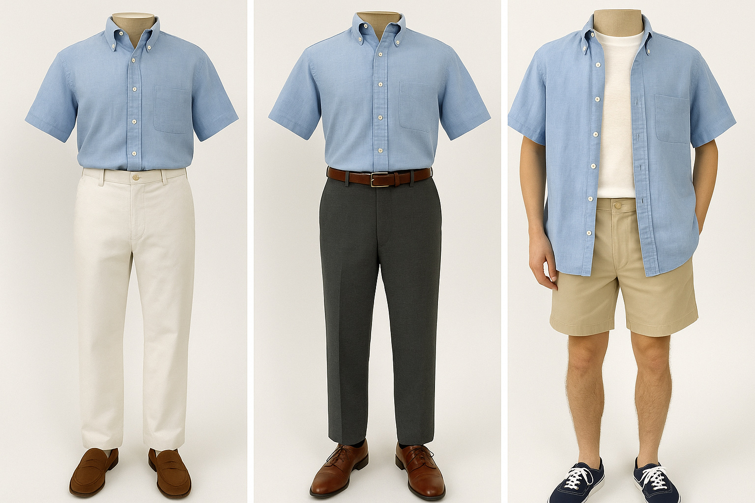 Collage de outfits - Versatilidad de estilos