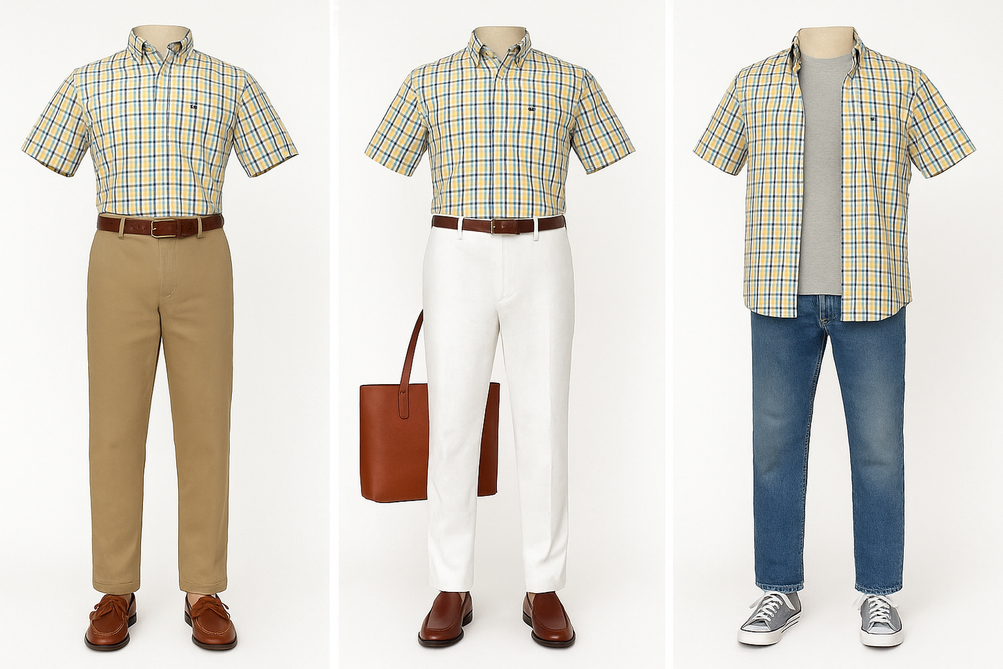 Collage de outfits - Versatilidad de estilos