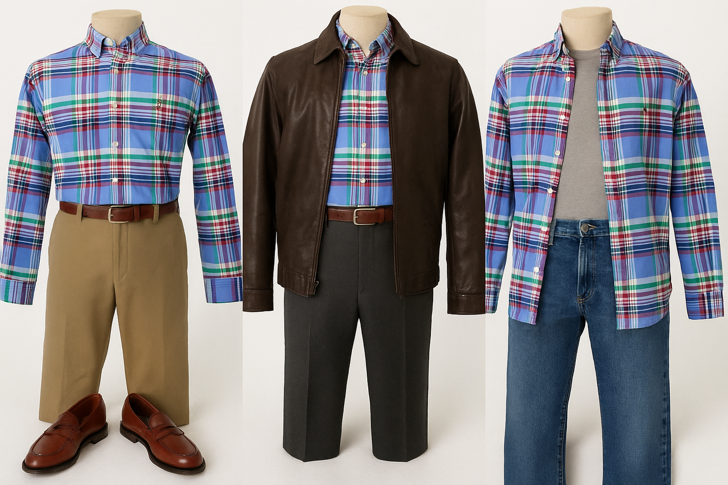 Collage de outfits - Versatilidad de estilos