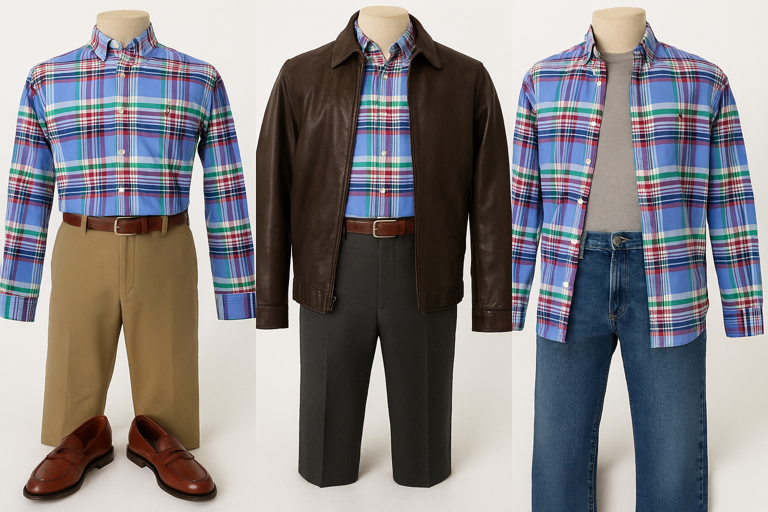 Collage de outfits - Versatilidad de estilos