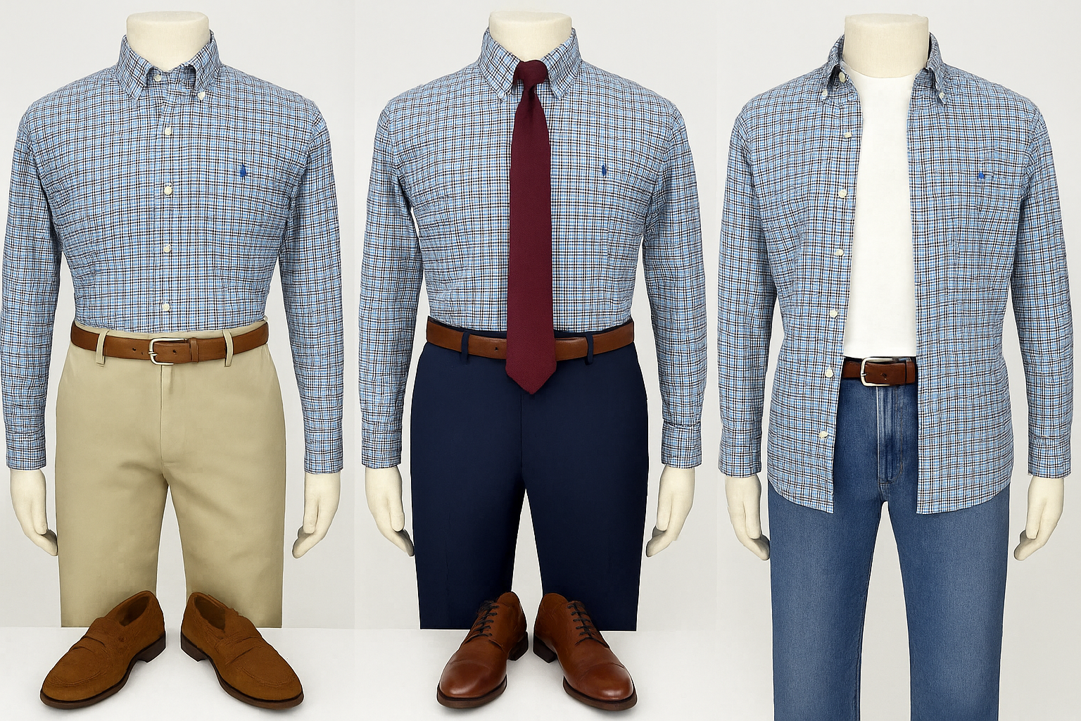 Collage de outfits - Versatilidad de estilos