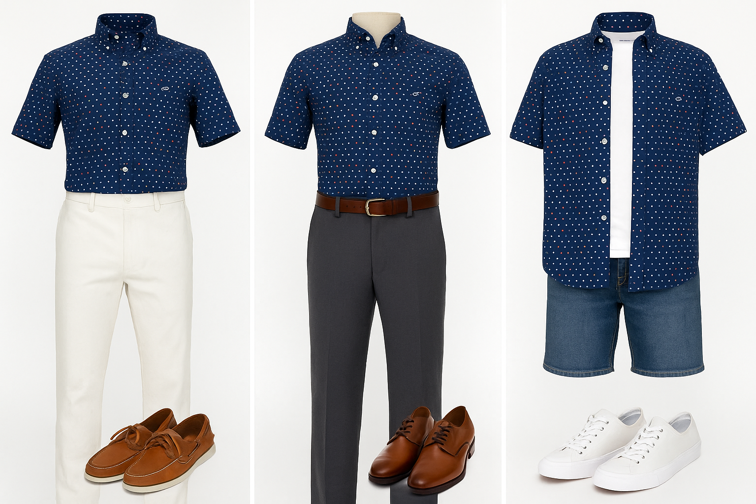 Collage de outfits - Versatilidad de estilos