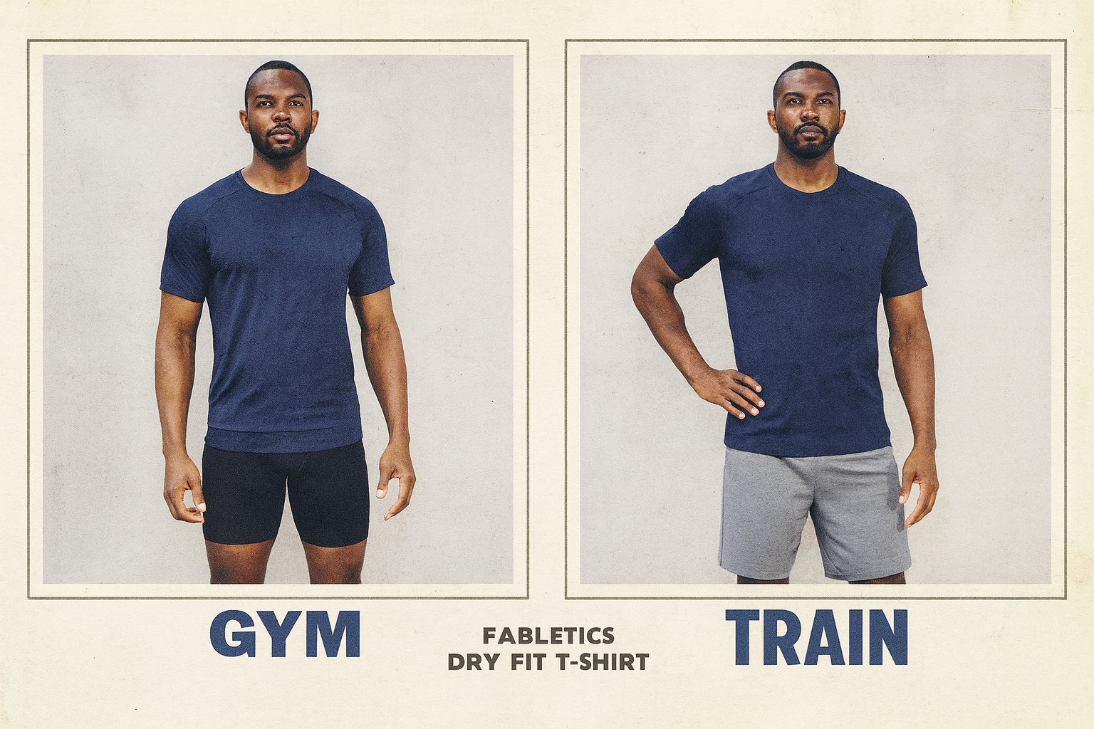 Collage gym training