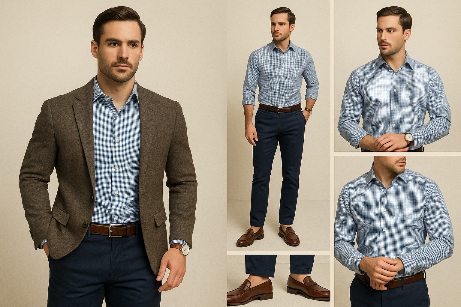 Collage look business casual