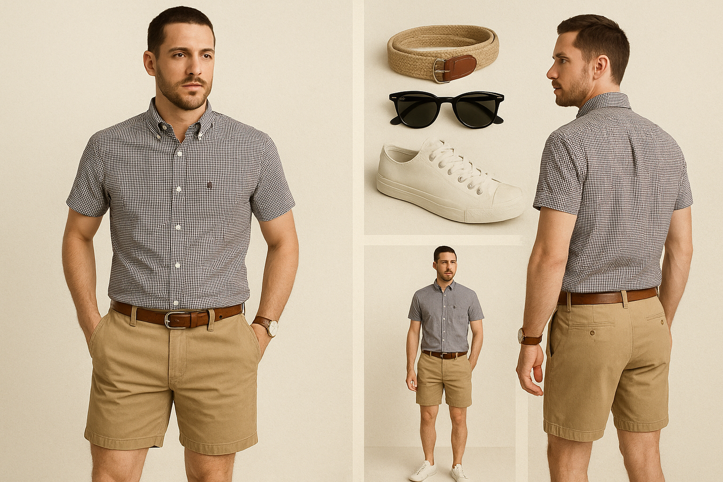 Collage look casual summer