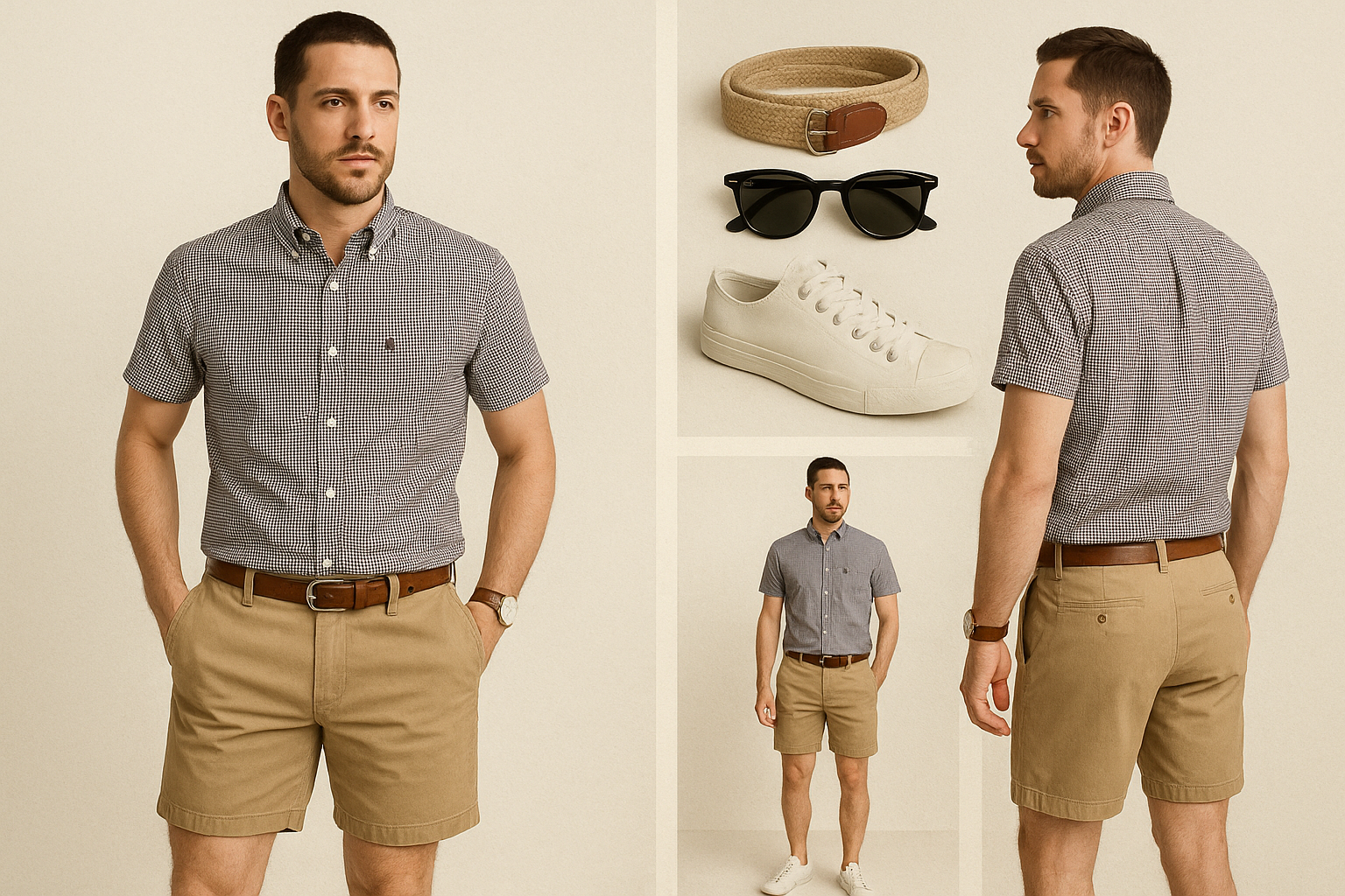 Collage look casual summer