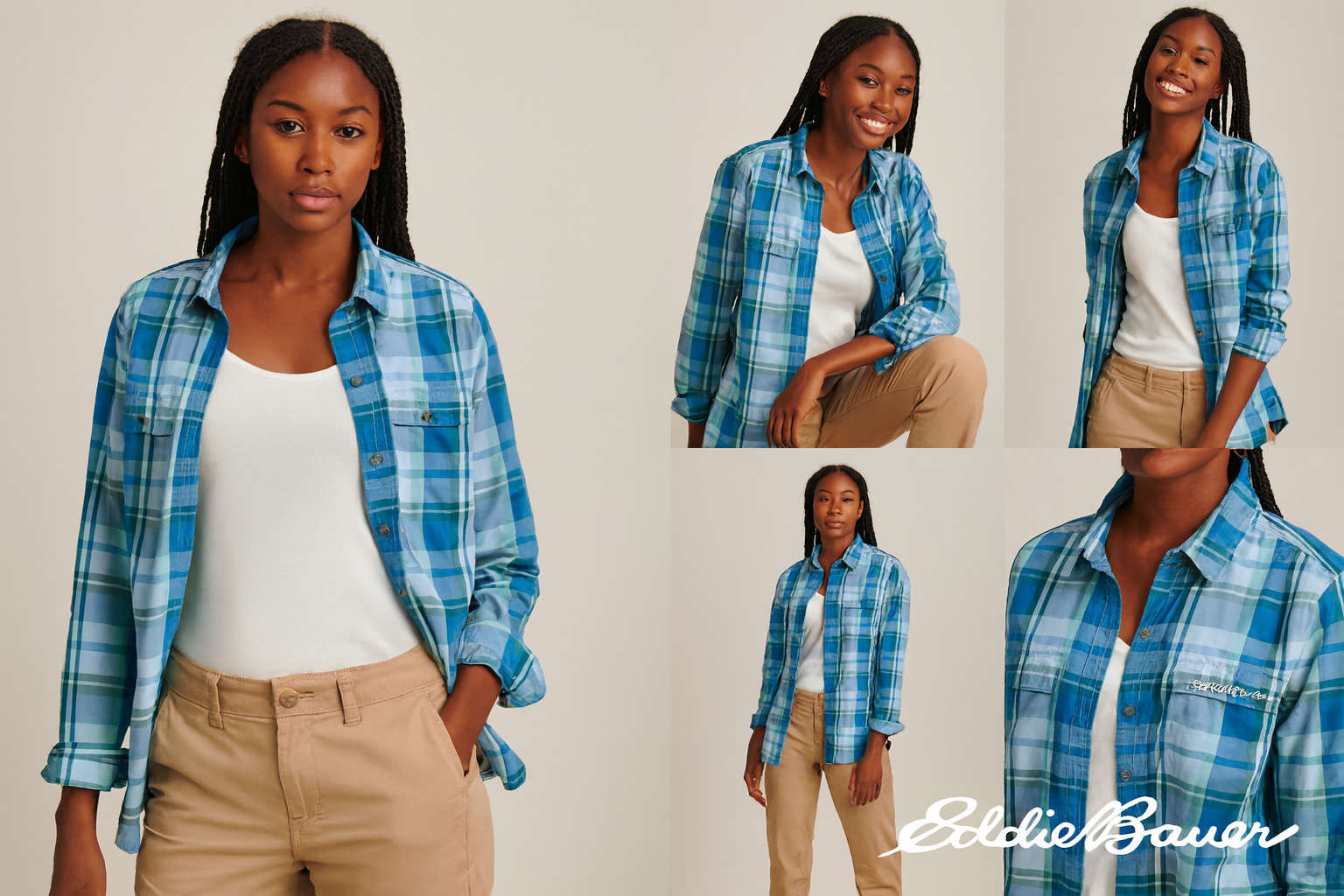 Collage look layered casual