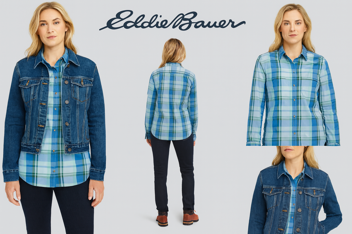 Collage look outdoor casual
